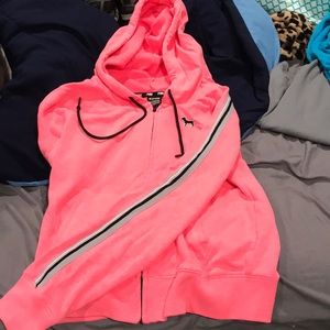pink full zip